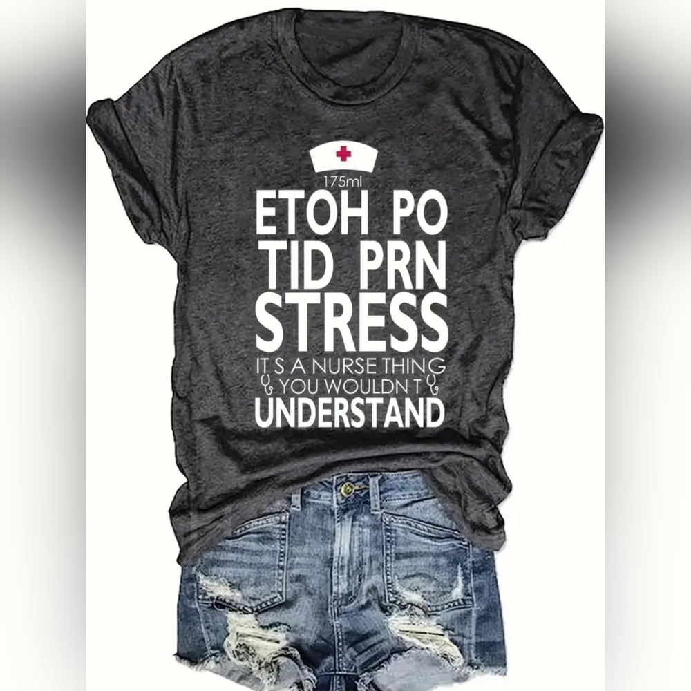 NIP Nurse Funny T-shirt Size Large